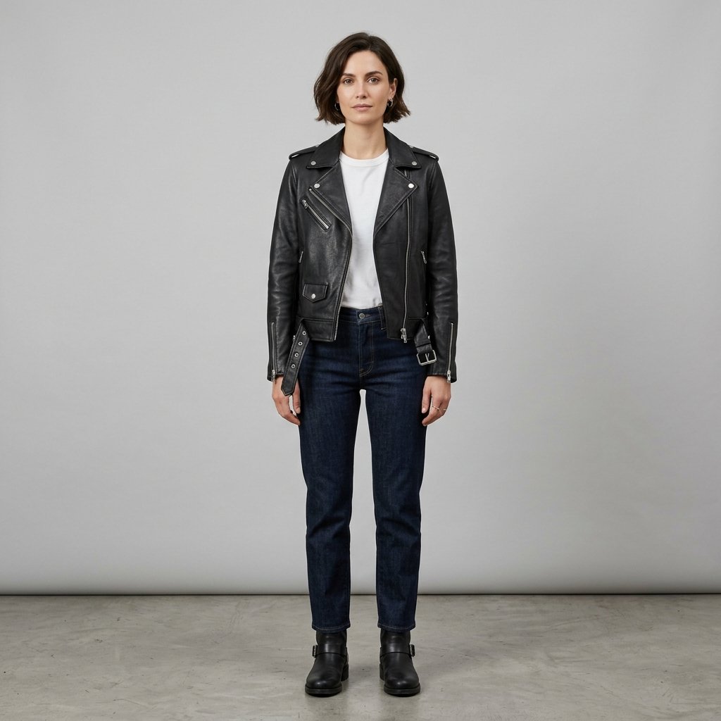 Leather Biker Jacket