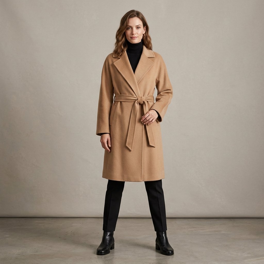 Cashmere Wrap Coat